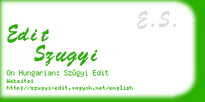 edit szugyi business card